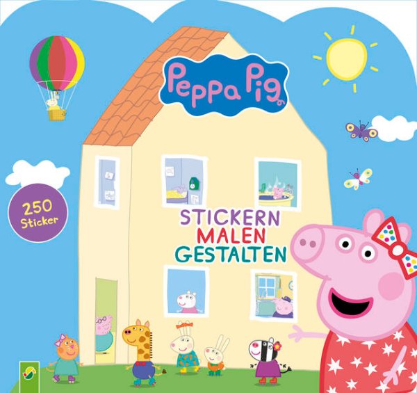 Bild zu Peppa Pig- Stickern Malen Gestalten