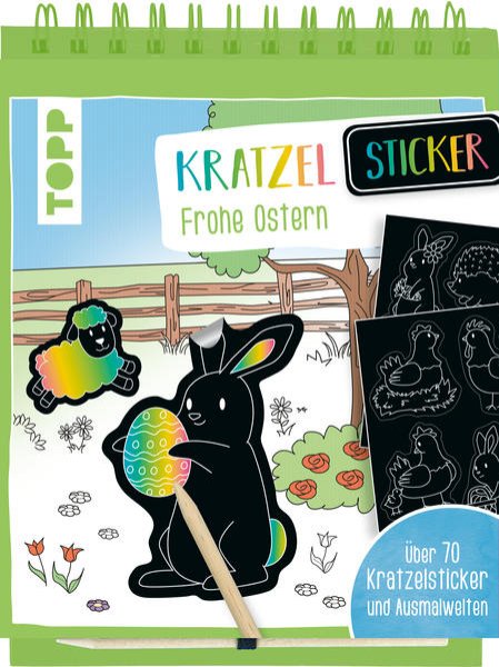 Bild zu Kratzel-Stickerbuch Ostern