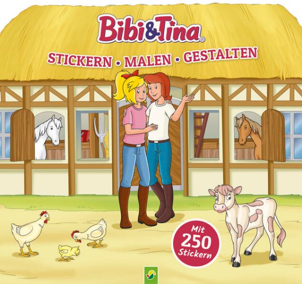 Bild zu Bibi & Tina - Stickern, Malen, Gestalten. Mit 250 Stickern