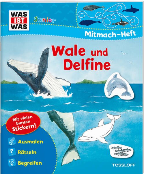 Bild zu WAS IST WAS Junior Mitmach-Heft. Wale und Delfine