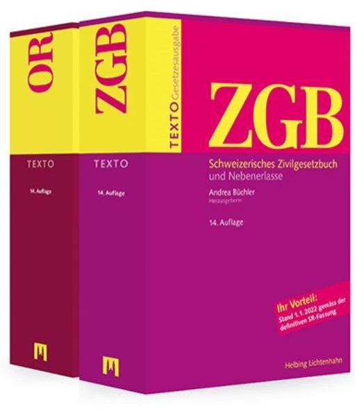 Bild zu TEXTO Kombipaket ZGB, OR