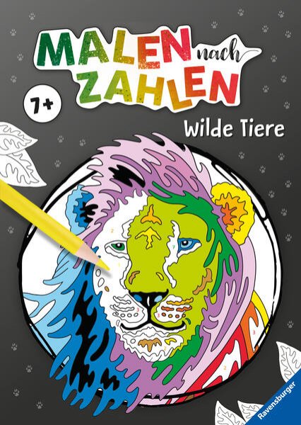 Bild zu Malen nach Zahlen ab 7: Wilde Tiere