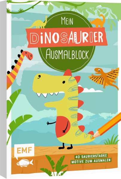 Bild zu Mein Dinosaurier-Ausmalblock