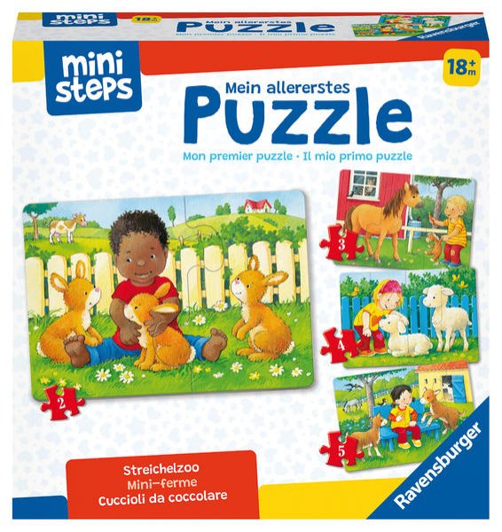 Bild zu Ravensburger ministeps 4169 Mein allererstes Puzzle: Streichelzoo - 4 erste Puzzles mit 2-5 Teilen, Spielzeug ab 18 Monate