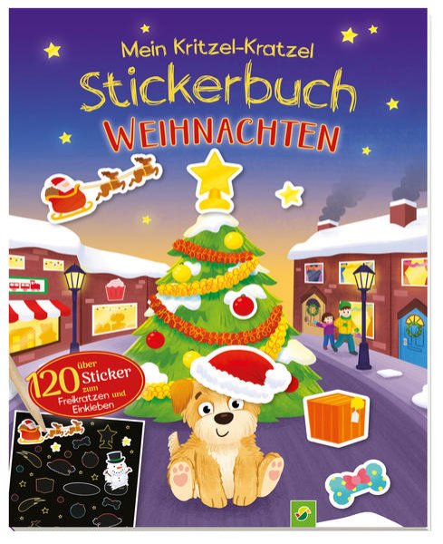 Bild zu Mein Kritzel-Kratzel-Stickerbuch Weihnachten mit Bambus-Stick