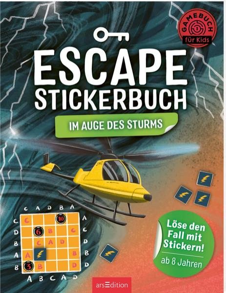 Bild zu Escape-Stickerbuch - Im Auge des Sturms