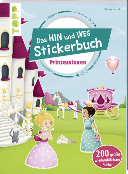 Bild zu Das Hin-und-weg-Stickerbuch Prinzessinnen