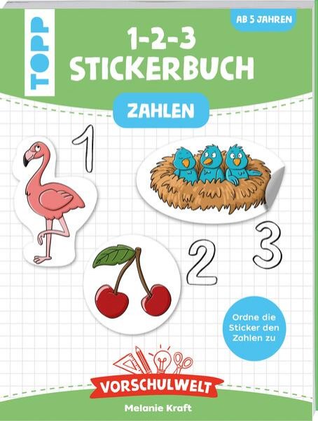 Bild zu Vorschulwelt - Das 1-2-3-Stickerbuch