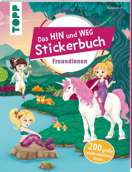 Bild zu Das Hin-und-weg-Stickerbuch Freundinnen