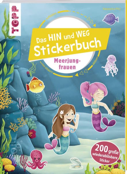 Bild zu Das Hin-und-weg-Stickerbuch Meerjungfrauen