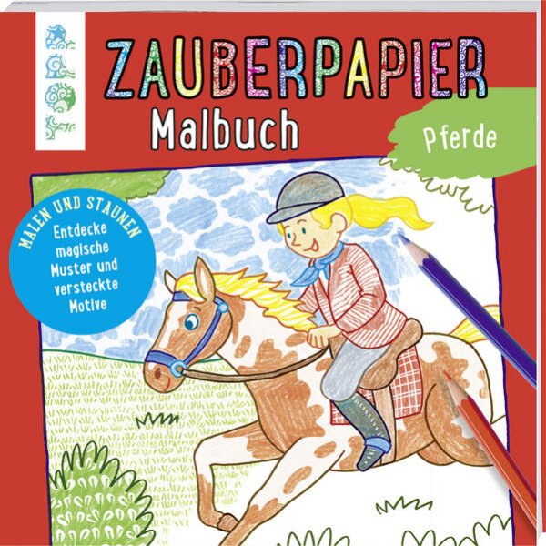 Bild zu Zauberpapier Malbuch Pferde