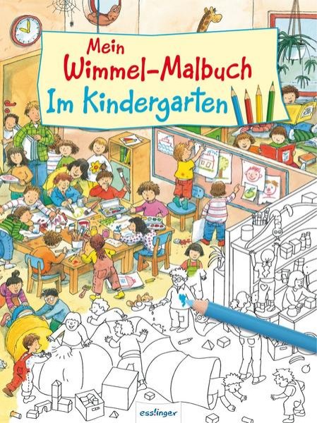 Bild zu Mein Wimmel-Malbuch - Im Kindergarten