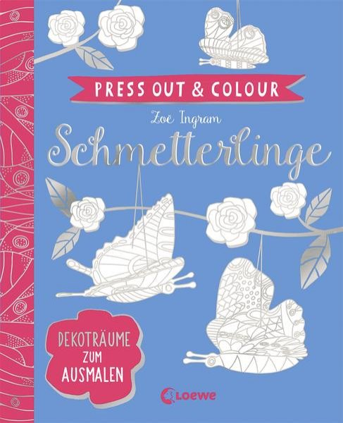 Bild zu Press Out & Colour - Schmetterlinge