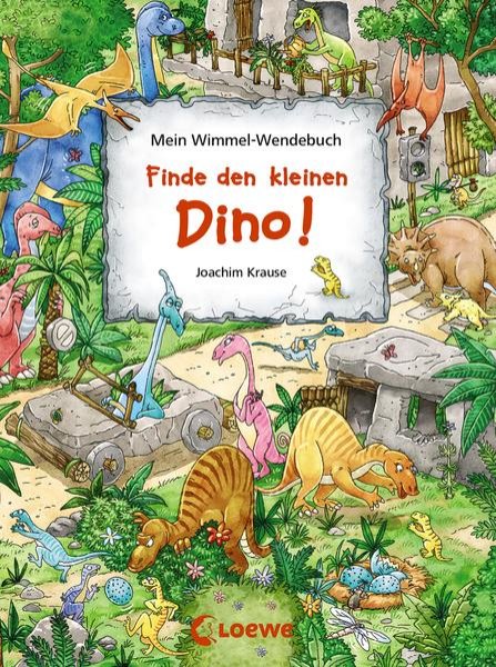 Bild zu Mein Wimmel-Wendebuch - Finde den kleinen Dino! / Finde das blaue Auto!