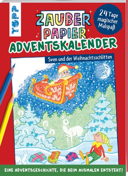 Bild zu Zauberpapier Adventskalender - Sven und der Weihnachtsschlitten