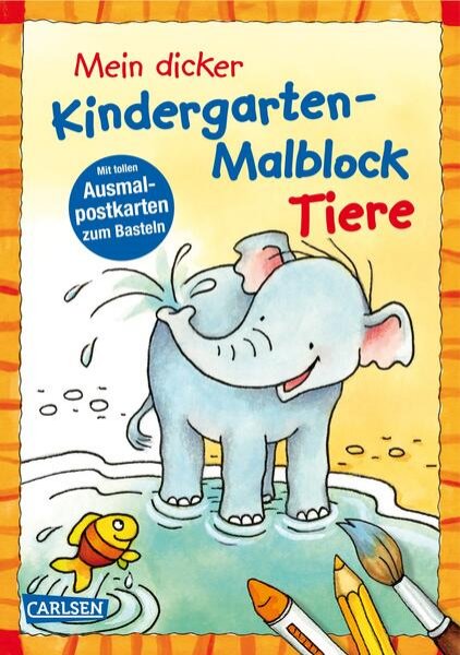 Bild zu Mein dicker Kindergarten-Malblock Tiere