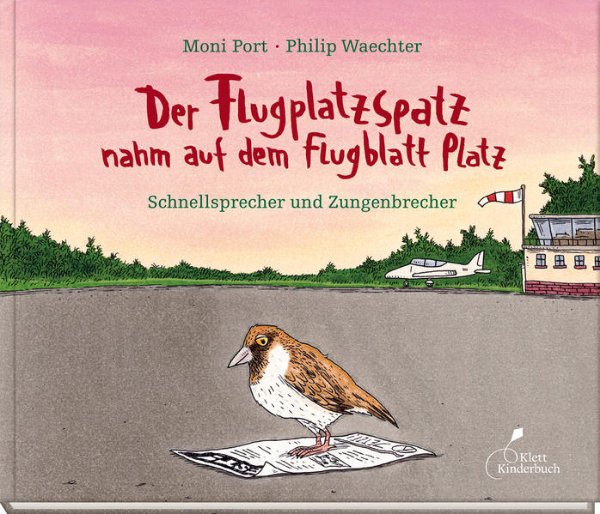 Bild zu Der Flugplatzspatz nahm auf dem Flugblatt Platz