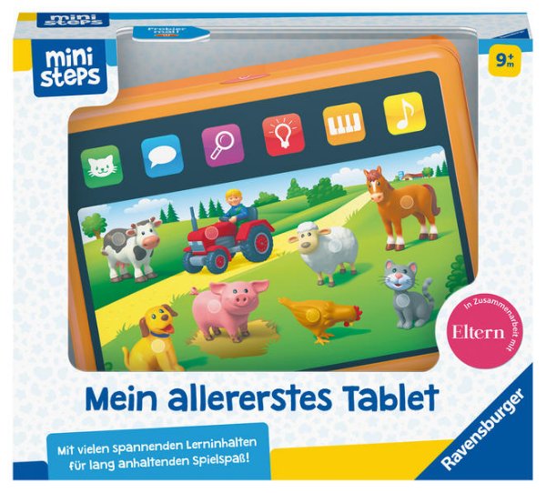 Bild zu Ravensburger ministeps 4164 Mein Allererstes Tablet, Kindertablet, Lernspielzeug, Baby Spielzeug ab 9 Monate