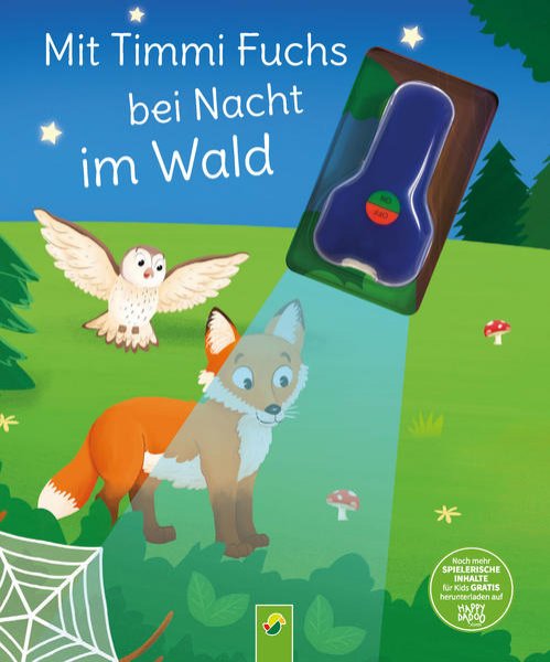 Bild zu Mit Timmi Fuchs bei Nacht im Wald (Mit UV-Licht-Taschenlampe)