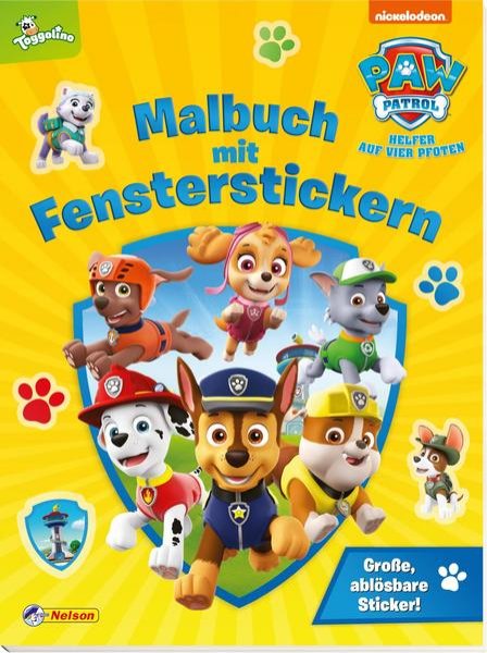 Bild zu PAW Patrol: Malbuch mit Fensterstickern