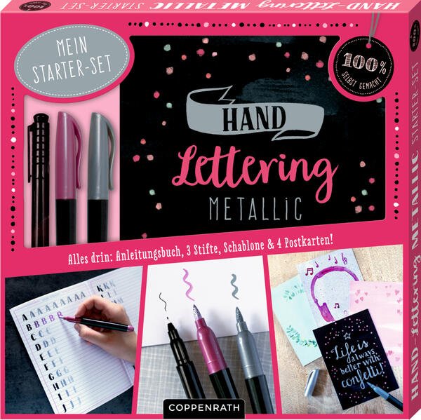 Bild zu Mein Handlettering Metallic Starter-Set