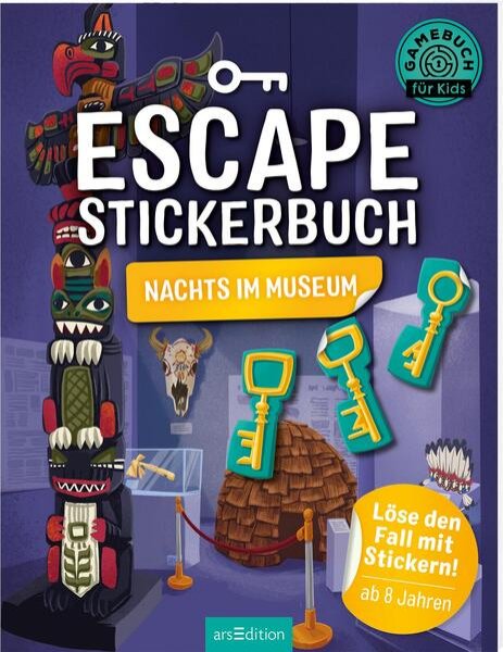 Bild zu Escape-Stickerbuch - Nachts im Museum