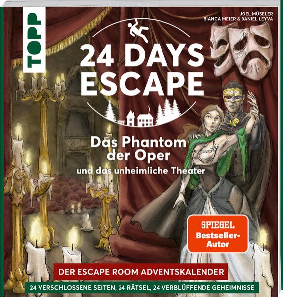 Bild zu 24 DAYS ESCAPE - Der Escape Room Adventskalender: Das Phantom der Oper und das unheimliche Theater