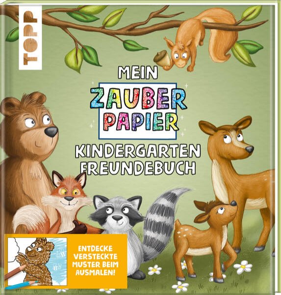 Bild zu Mein Zauberpapier Kindergarten Freundebuch Wilde Waldtiere