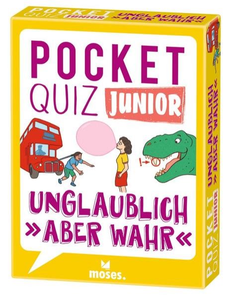 Bild zu Pocket Quiz junior Unglaublich, aber wahr