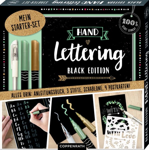 Bild zu Mein Handlettering Starter-Set Black Edition