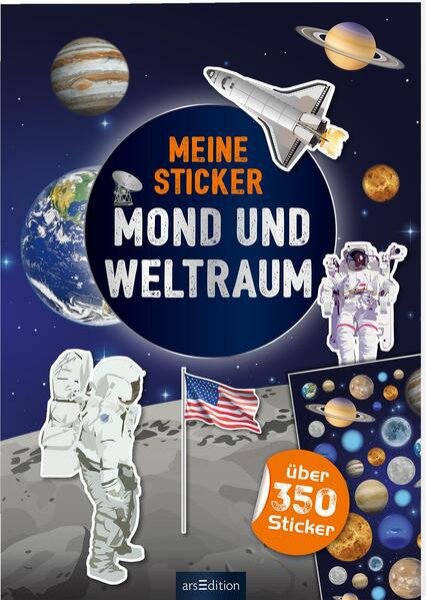 Bild zu Meine Sticker - Mond und Weltraum