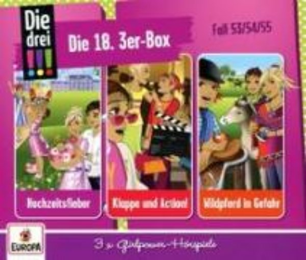 Bild von Die drei !!! 18./ 3er Box - Folgen 53,54,55 (3 Audio-CDs)