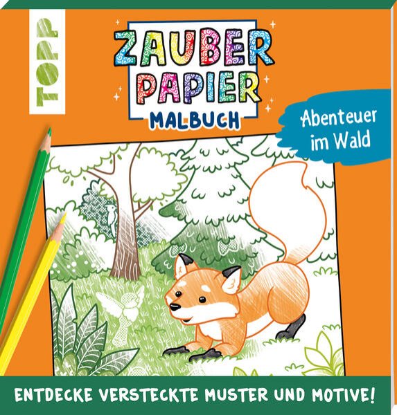 Bild zu Zauberpapier Malbuch Abenteuer im Wald