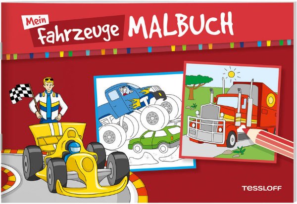 Bild zu Mein Fahrzeuge-Malbuch