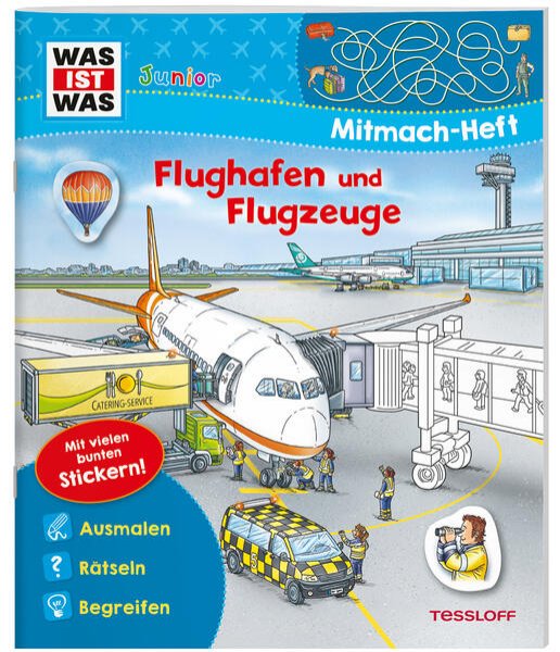 Bild zu WAS IST WAS Junior Mitmach-Heft Flughafen und Flugzeuge