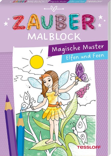 Bild zu Zaubermalblock. Magische Muster. Elfen und Feen