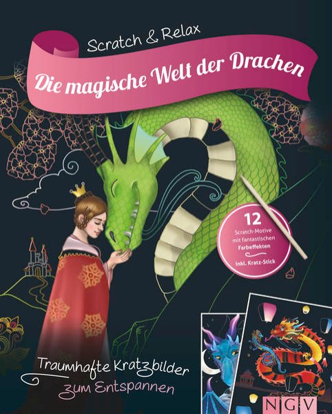 Bild zu Die magische Welt der Drachen - Traumhafte Kratzbilder zum Entspannen