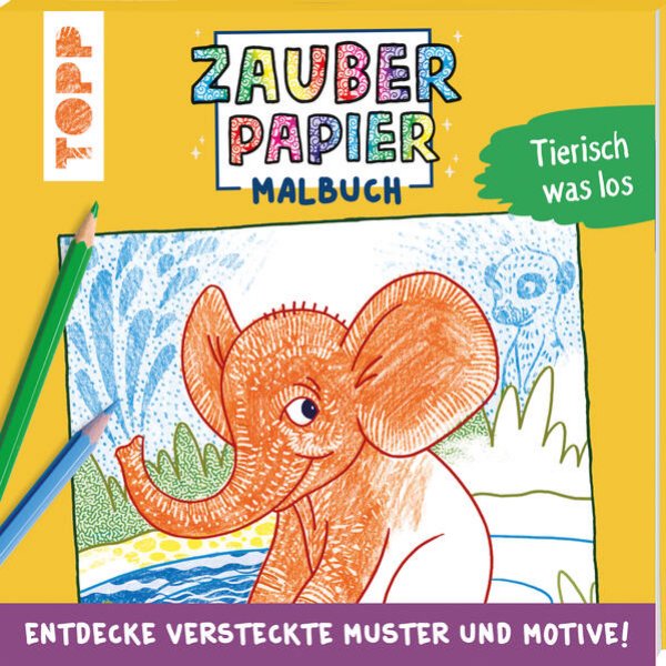 Bild zu Zauberpapier Malbuch Tierisch was los