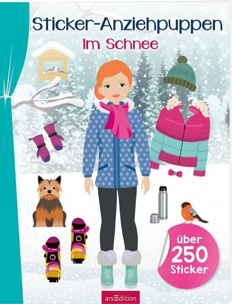 Bild zu Sticker-Anziehpuppen - Im Schnee