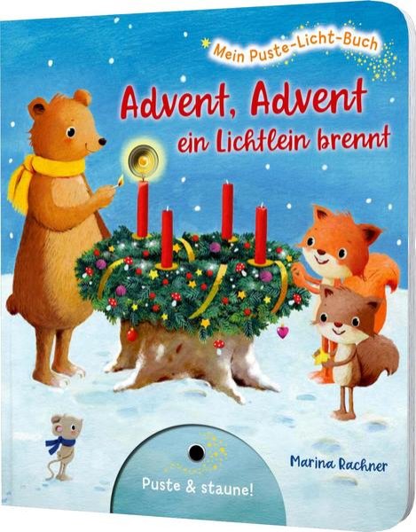 Bild zu Mein Puste-Licht-Buch: Advent, Advent, ein Lichtlein brennt