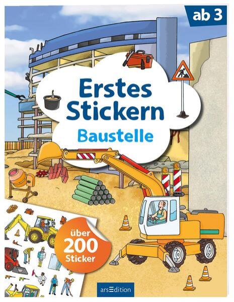 Bild zu Erstes Stickern - Baustelle