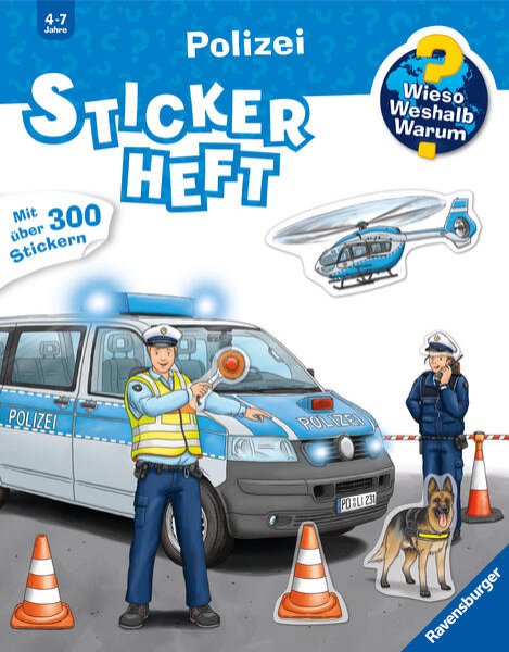 Bild zu Wieso? Weshalb? Warum? Stickerheft: Polizei