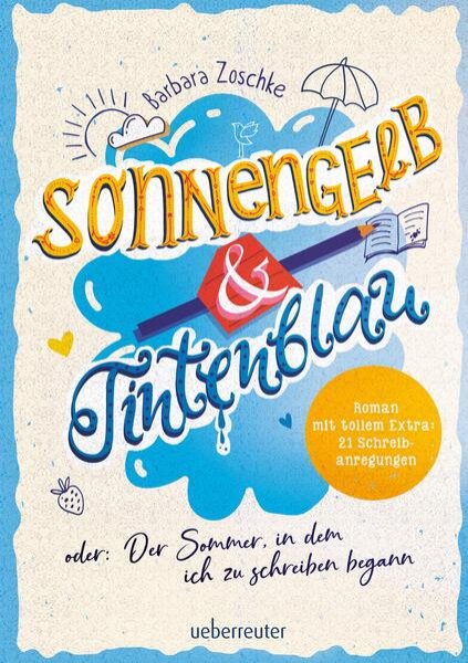 Bild zu Sonnengelb & Tintenblau oder: Der Sommer, in dem ich zu schreiben begann (Roman mit tollem Extra: 21 Schreibanregungen)