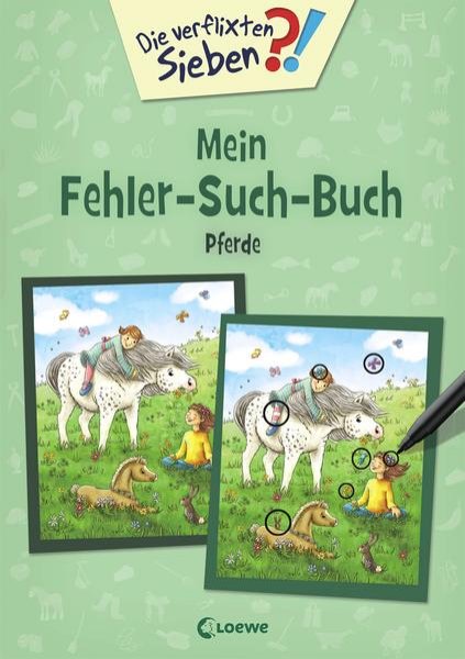 Bild zu Die verflixten Sieben - Mein Fehler-Such-Buch - Pferde