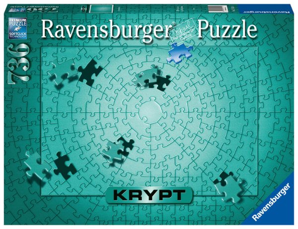 Bild zu Ravensburger Puzzle 17151 - Krypt Puzzle Metallic Mint - Schweres Puzzle für Erwachsene und Kinder ab 14 Jahren, mit 736 Teilen