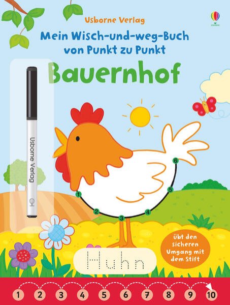 Bild zu Mein Wisch-und-weg-Buch von Punkt zu Punkt: Bauernhof