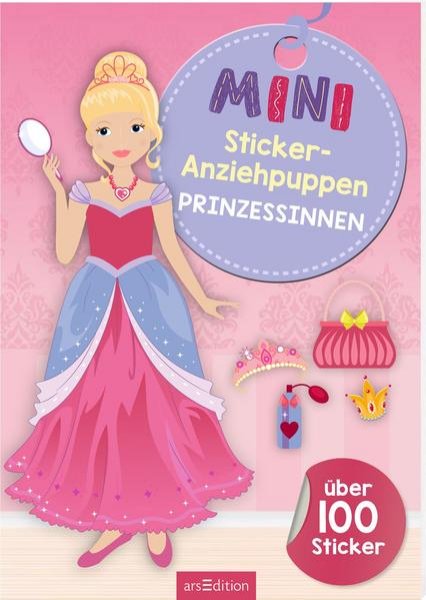 Bild zu Mini-Sticker-Anziehpuppen - Prinzessinnen