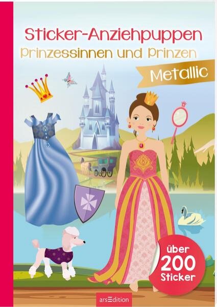 Bild zu Sticker-Anziehpuppen Metallic - Prinzessinnen und Prinzen