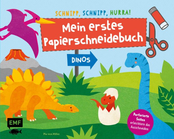 Bild zu Schnipp, schnipp, hurra! Mein erstes Papierschneidebuch - Dinos