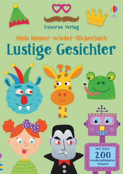 Bild zu Mein Immer-wieder-Stickerbuch: Lustige Gesichter